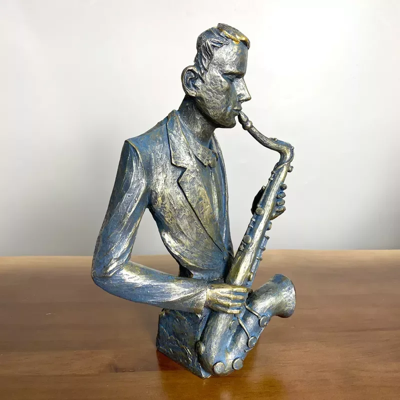 Retro Musician Statue Saxophone Violin Cello Figurines Office Desktop Interior Living Room Home Decoration Accessories
Retro Musician Statue Saxophone Violin Cello Figurines Office Desktop Interior Living Room Home Decoration Accessories