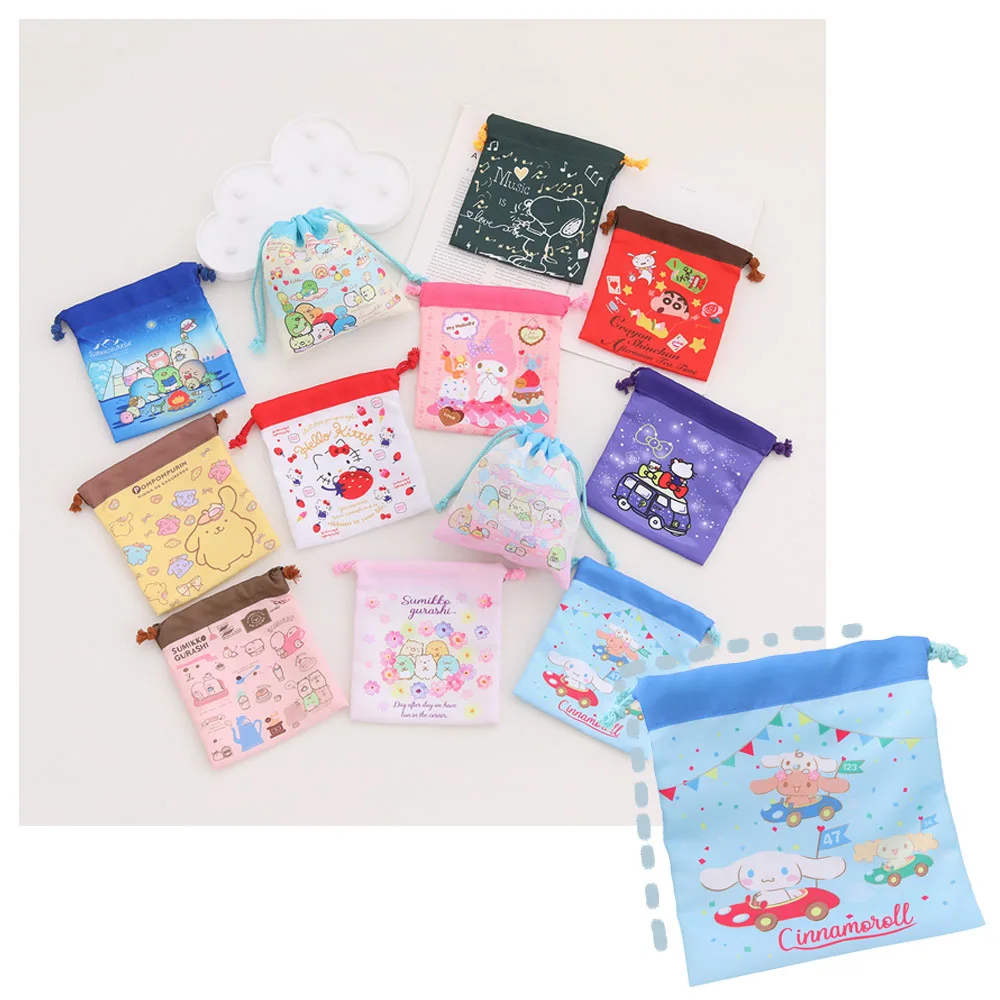 Sanrioed My Melody Cinnamoroll Kittys Kuromi Drawstring Pocket Bag Anime Kawaii Power Bank Drawstring Storage Cosmetic Cloth Bag
Sanrioed My Melody Cinnamoroll Kittys Kuromi Drawstring Pocket Bag Anime Kawaii Power Bank Drawstring Storage Cosmetic Cloth Bag