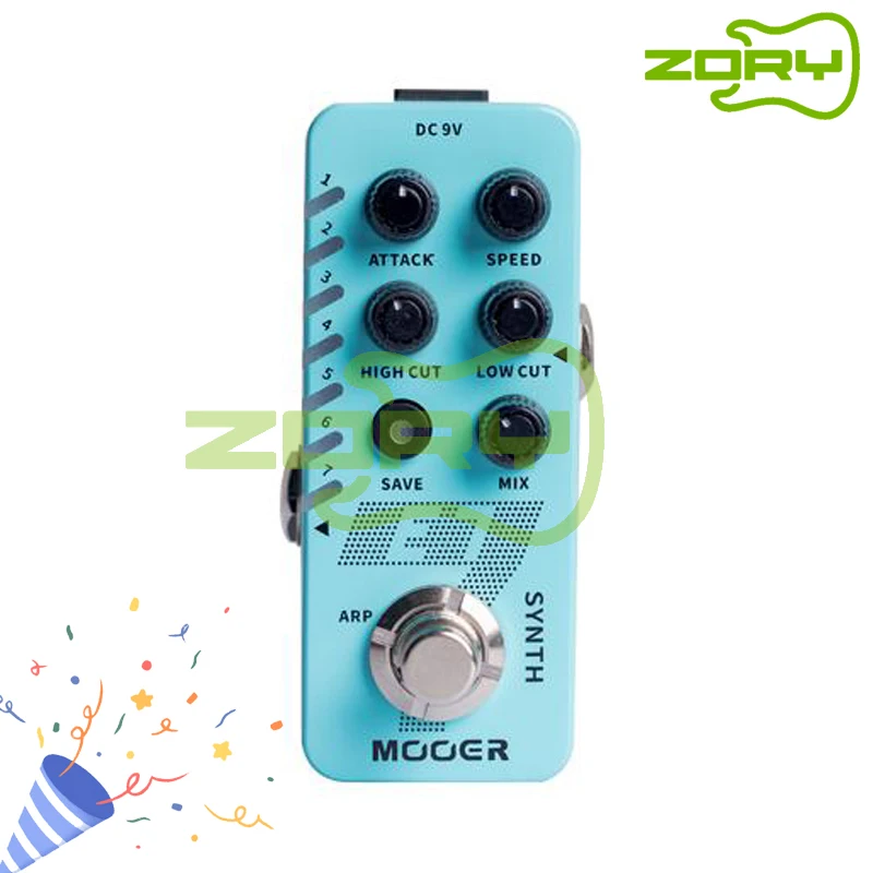 

Mooer E7 Polyphonic Synth 7 Types Pedal Effects Tuning Electric Guitar Effect Pedal Synth Tones for Electric Guitar Bass