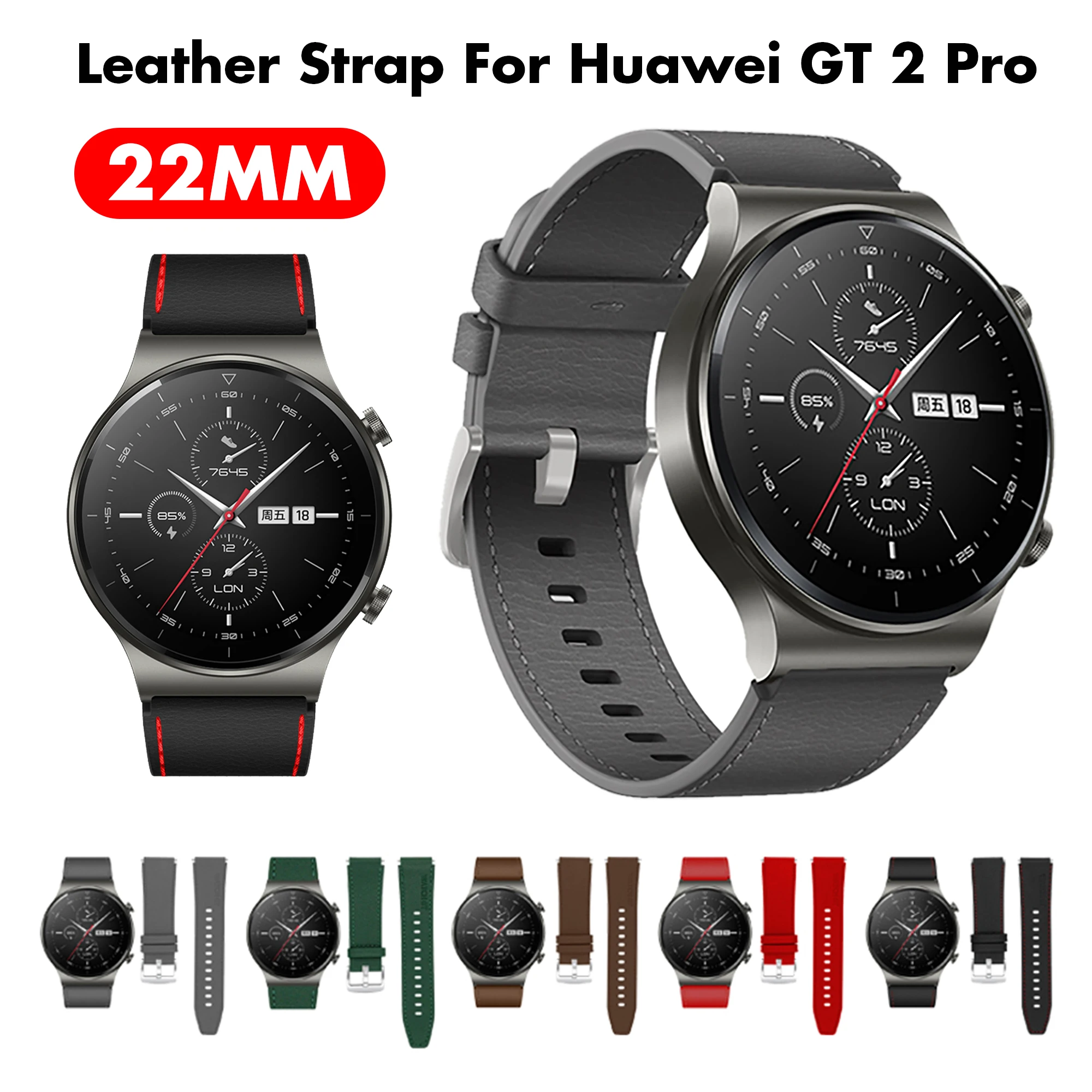 22mm Leather Strap For Huawei Watch 3 Pro GT2 Pro GT3 46mm Wrist Replaceable Bracelet For Honor Magic 2 46mm/Honor GS Pro Correa
22mm Leather Strap For Huawei Watch 3 Pro GT2 Pro GT3 46mm Wrist Replaceable Bracelet For Honor Magic 2 46mm/Honor GS Pro Correa