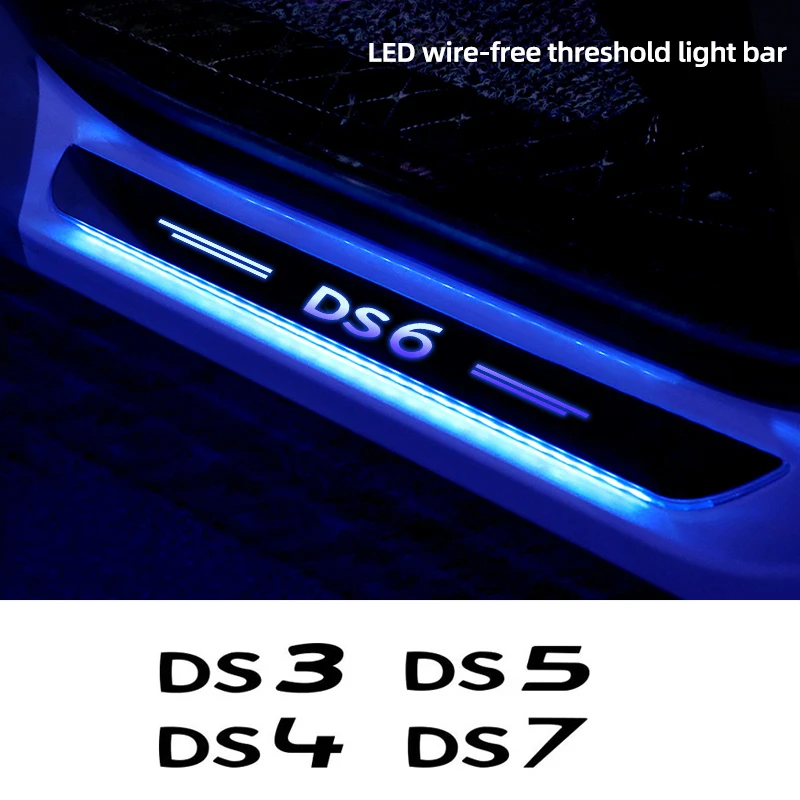 LED Lights Welcome Threshold Protection With Colorful Mode Door Car Logo For Citroen DS3 Cabrio DS4 DS5 5LS DS6 DS7 Car Interior
LED Lights Welcome Threshold Protection With Colorful Mode Door Car Logo For Citroen DS3 Cabrio DS4 DS5 5LS DS6 DS7 Car Interior