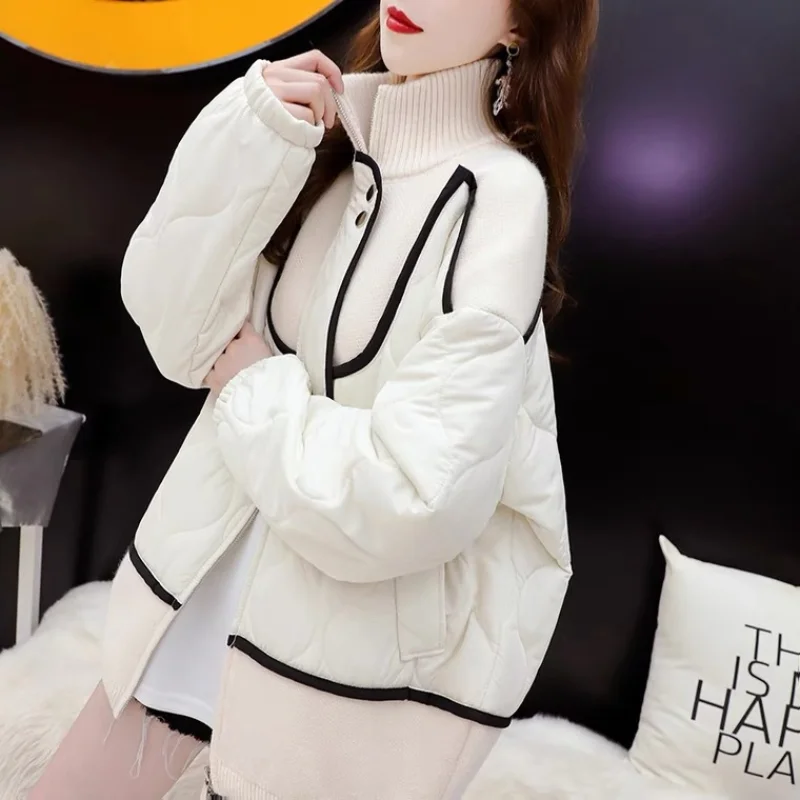 Fashion Quilted Patchwork Sweater 2022 Autumn Winter Loose Knitted Women Jacket Coat Female Cardigans Coats
Fashion Quilted Patchwork Sweater 2022 Autumn Winter Loose Knitted Women Jacket Coat Female Cardigans Coats