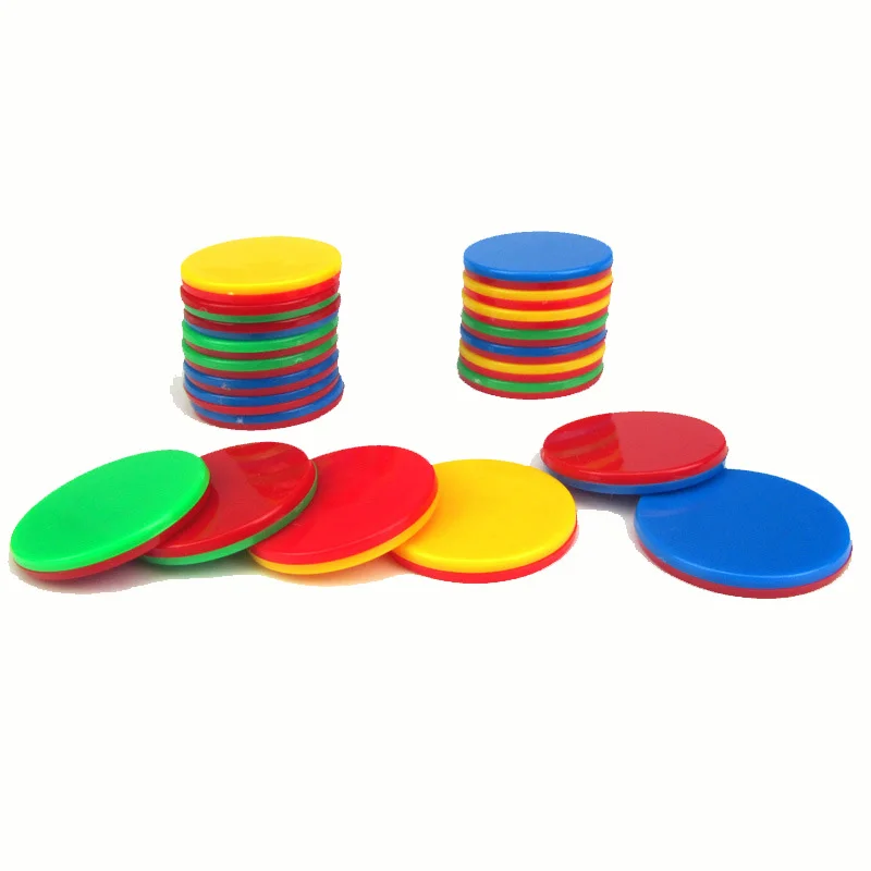 10Pcs/Lot Two Double Side Color Blank Plastic piece 25mm Casino Marker Fun Family Club Board Games DIY Toy Creative Gift
10Pcs/Lot Two Double Side Color Blank Plastic piece 25mm Casino Marker Fun Family Club Board Games DIY Toy Creative Gift