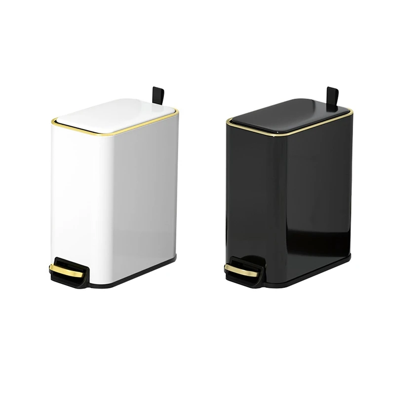 Stainless Steel Pedal Trash Can Household Narrow Metal Garbage Bin With Lid For Bathroom Kitchen Living Room
Stainless Steel Pedal Trash Can Household Narrow Metal Garbage Bin With Lid For Bathroom Kitchen Living Room
