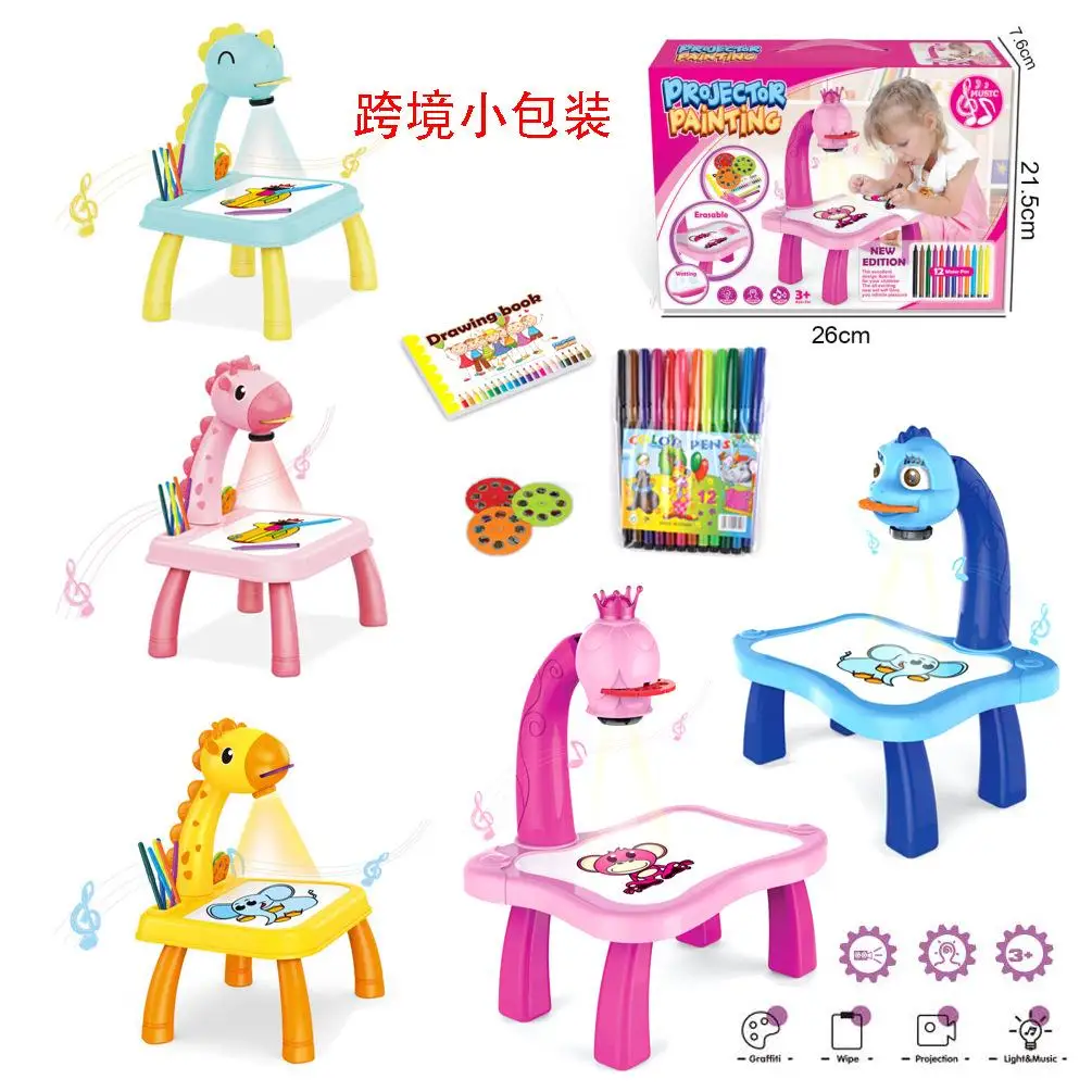 Children‘s Intelligent Projection Writing Board Drawing Board Multifunctional Light And Music Projection Table
Children‘s Intelligent Projection Writing Board Drawing Board Multifunctional Light And Music Projection Table