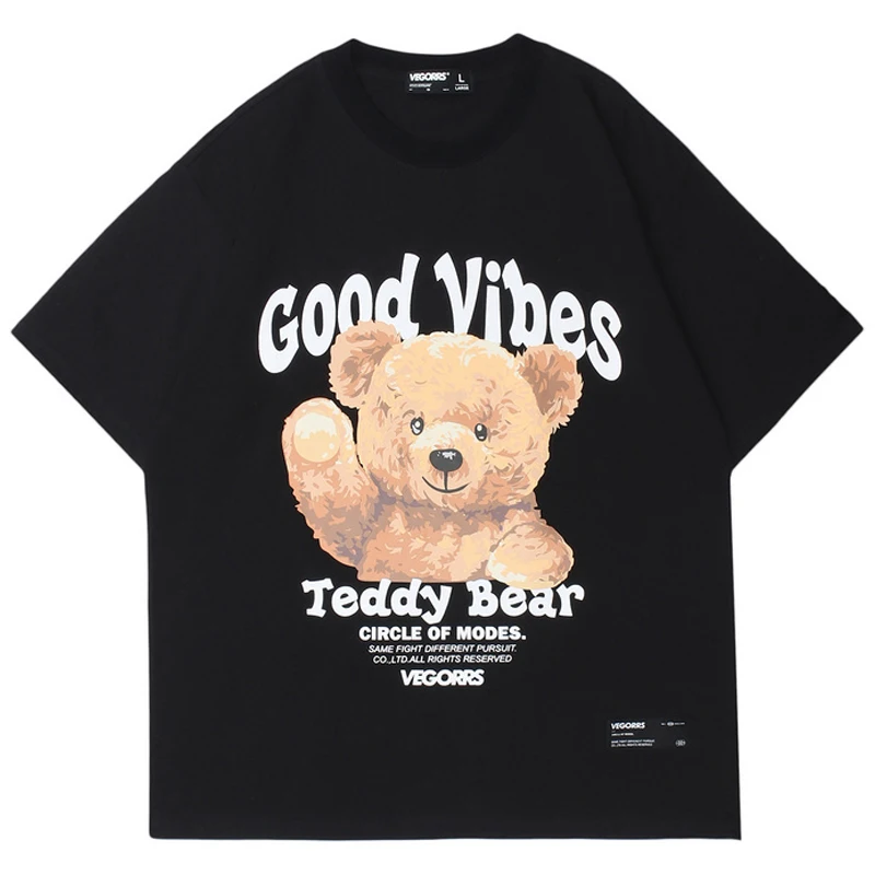 Womens 100%Cotton O-neck Tops Tees Mens Letter Bear Print T Shirt 2022SS Unisex Short Sleeve t shirts Male Oversize Tee Shirts
Womens 100%Cotton O-neck Tops Tees Mens Letter Bear Print T Shirt 2022SS Unisex Short Sleeve t shirts Male Oversize Tee Shirts