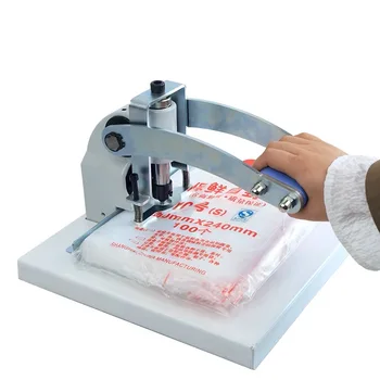 Enhanced T2 heavy-duty single-hole manual punching machine cloth plastic bag business card tag punching machine binding machine