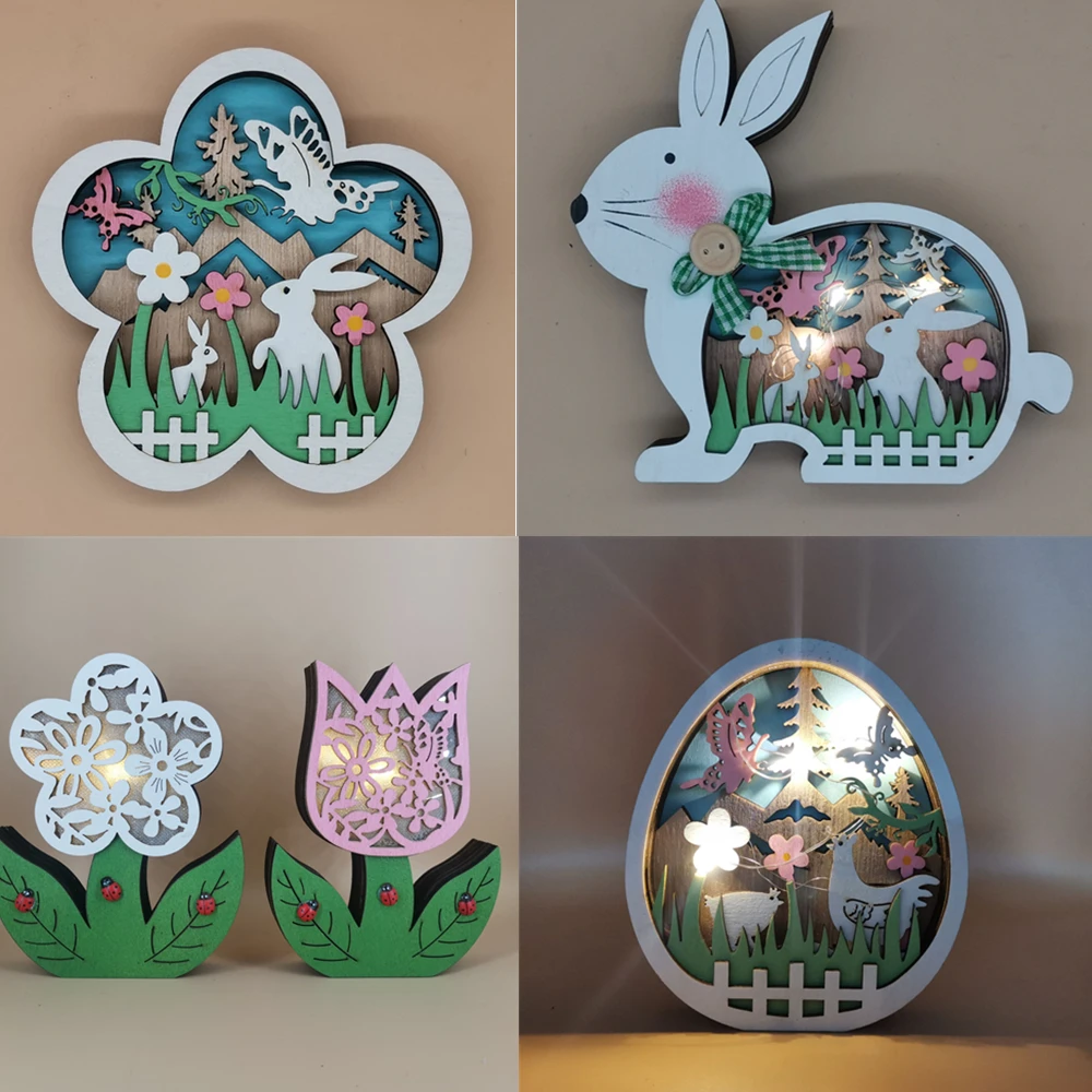 2022 New Easter Decoration for Home Wooden Easter Bunny LED Light Easter Craft Easter Bunny Ornament Decor Easter Egg Decor Lamp
2022 New Easter Decoration for Home Wooden Easter Bunny LED Light Easter Craft Easter Bunny Ornament Decor Easter Egg Decor Lamp