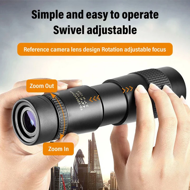 4K HD Telescopic zoom monocular telescope 10-300X30 Professional Monocular Telescope Powerful Binoculars In Stock
4K HD Telescopic zoom monocular telescope 10-300X30 Professional Monocular Telescope Powerful Binoculars In Stock