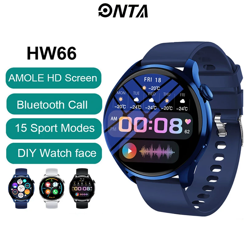 ONTA Smart Watch HW66 SmartWatch Men AMOLED 1.35 Inch High Resolution Screen 420*420 IP68 Waterproof Watches pk GTR 3 GTS 2 T900
ONTA Smart Watch HW66 SmartWatch Men AMOLED 1.35 Inch High Resolution Screen 420*420 IP68 Waterproof Watches pk GTR 3 GTS 2 T900
