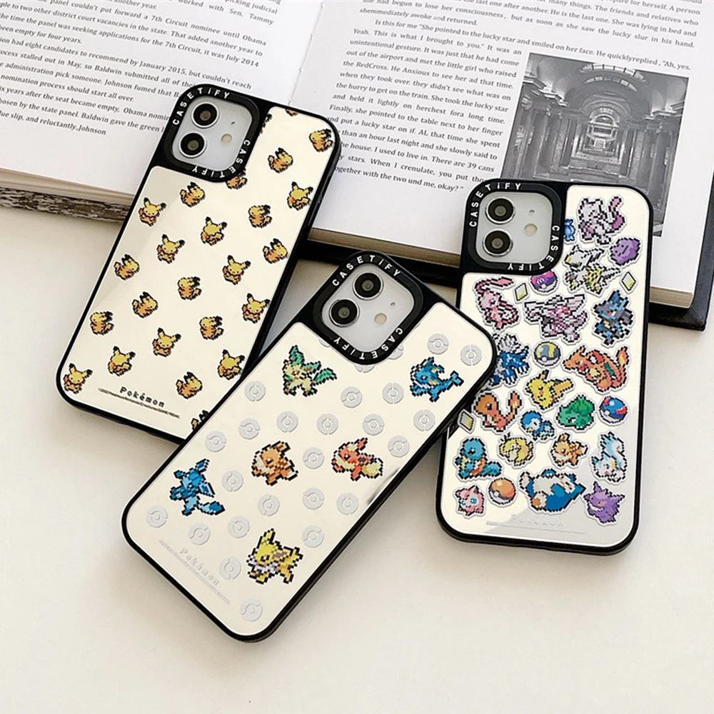 Bandai Pokemon Mirror Film Phone Case for IPhone 13 12 11 Pro Max Xs X Xr 7 8 Plus Ins Creative Full Screen Pikachu Funda
Bandai Pokemon Mirror Film Phone Case for IPhone 13 12 11 Pro Max Xs X Xr 7 8 Plus Ins Creative Full Screen Pikachu Funda