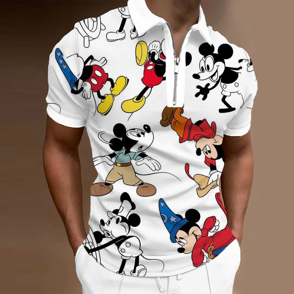 Kaus Polo Musim Panas Gambar 3D Kasual Kartun Disney Kaus Polo Pria Lengan Pendek Kerah Ritsleting Ramping Mickey Mouse Anime
Kaus Polo Musim Panas Gambar 3D Kasual Kartun Disney Kaus Polo Pria Lengan Pendek Kerah Ritsleting Ramping Mickey Mouse Anime