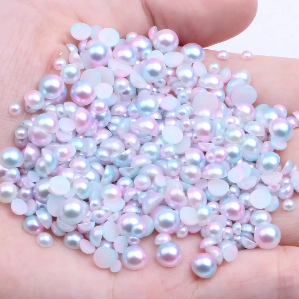 Big Pack 3mm 10000pcs RainBow Color Half Round Pearls Flatback Imitation Craft DIY Wedding Dresses DIY Nail Art Decorations
Big Pack 3mm 10000pcs RainBow Color Half Round Pearls Flatback Imitation Craft DIY Wedding Dresses DIY Nail Art Decorations