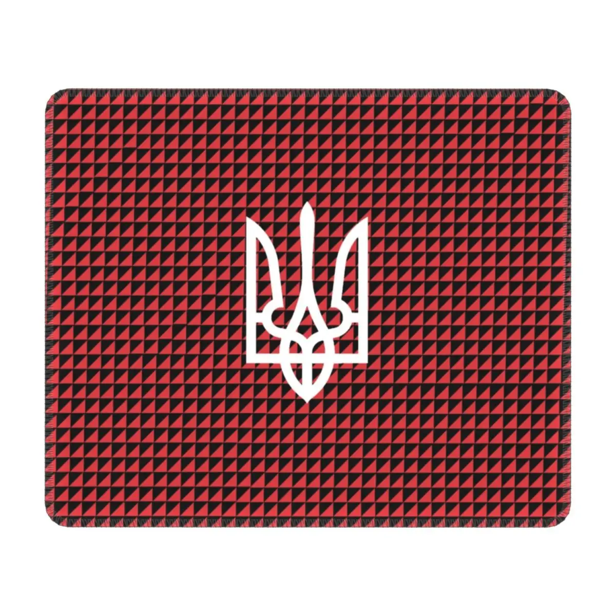 

Ukraine Emblem Flag Laptop Mouse Pad Soft Mousepad With Stitched Edges Anti-Slip Rubber Tryzub Ukrainian Proud Mouse Mat Gaming