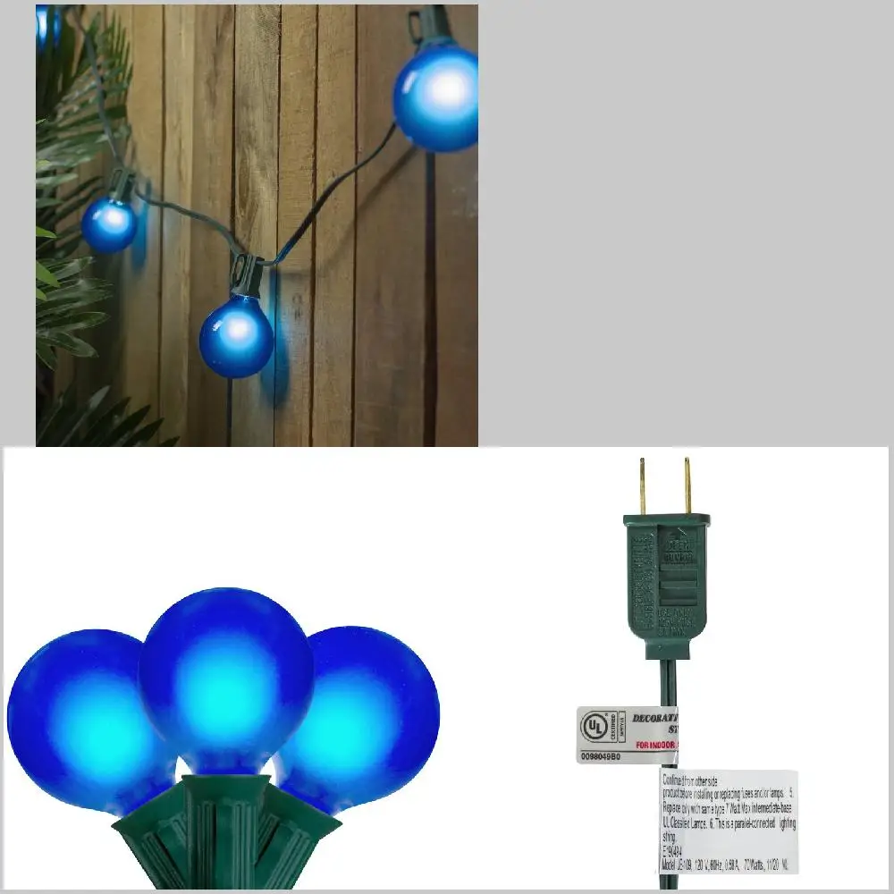 Luxurious Battery-Powered G50 Globe Blue Satin Fairy Lights on Green Wire for Gorgeous Decorative Twinkle Lighting - Perfect for
Luxurious Battery-Powered G50 Globe Blue Satin Fairy Lights on Green Wire for Gorgeous Decorative Twinkle Lighting - Perfect for