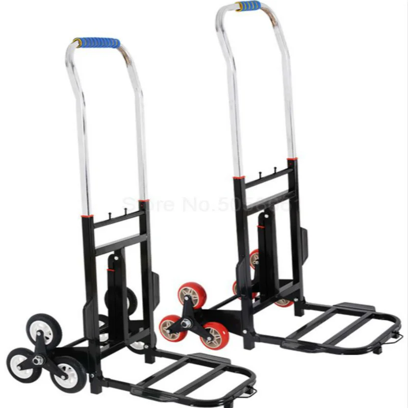 Climbing Stairs Trolley Home Small Push Car Heavy King Portable Shopping Handling Shopping Trailer Folding Goods Artifact
Climbing Stairs Trolley Home Small Push Car Heavy King Portable Shopping Handling Shopping Trailer Folding Goods Artifact