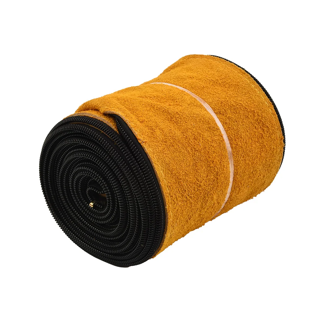 TIG Mig Cowhide Leather Welding Torch Cable Hose Cover 12ft L 4in Wide Welding Torch Cable Cover Two Layers Of Leather Cover
TIG Mig Cowhide Leather Welding Torch Cable Hose Cover 12ft L 4in Wide Welding Torch Cable Cover Two Layers Of Leather Cover