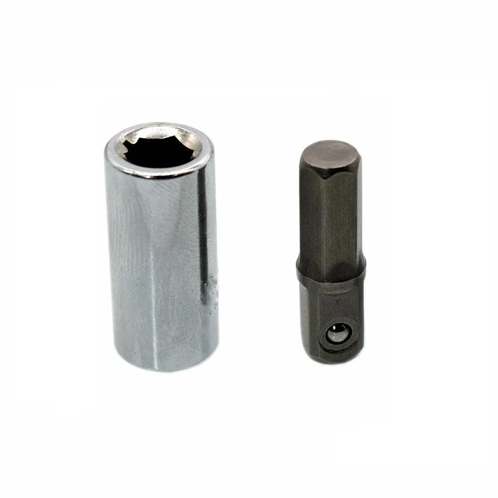 1/4 Square Drive To 1/4 Hex Shank Impact Socket+1/4 Drill Socket Adapter Power Tool Hexagon Handle Adapter Converter Drill
1/4 Square Drive To 1/4 Hex Shank Impact Socket+1/4 Drill Socket Adapter Power Tool Hexagon Handle Adapter Converter Drill