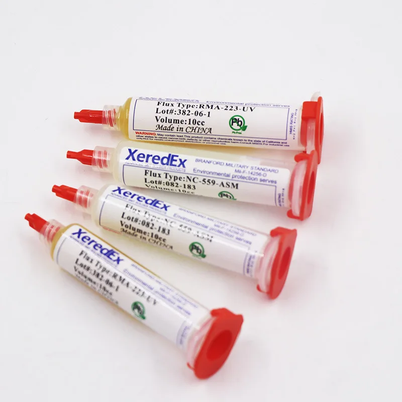 Solder Flux Paste 559 10cc NC-559-ASM-UV Flux paste lead-free solder paste solder flux + Needles soldering ooper squares
Solder Flux Paste 559 10cc NC-559-ASM-UV Flux paste lead-free solder paste solder flux + Needles soldering ooper squares