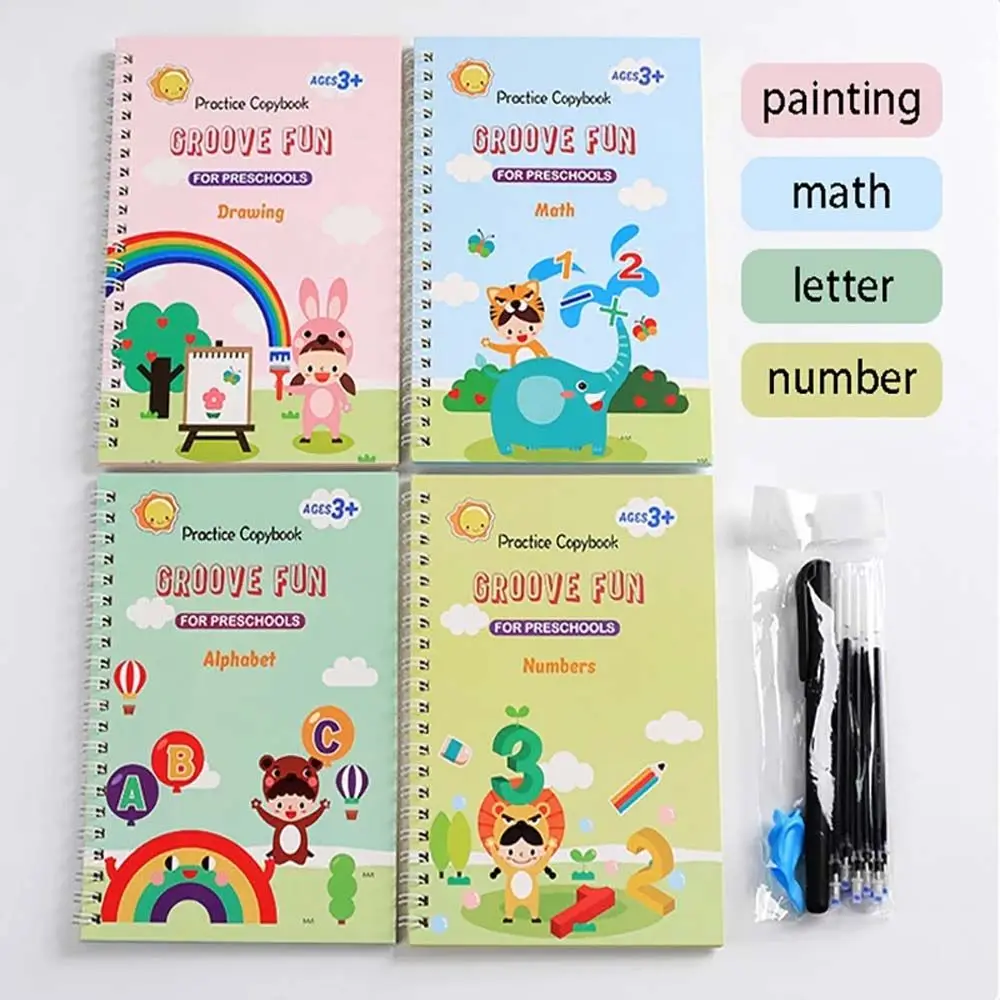 Drawing Numbers English Letters Magic Copy Book English Writing Sticker Kids English Copybook English Calligraphy
Drawing Numbers English Letters Magic Copy Book English Writing Sticker Kids English Copybook English Calligraphy