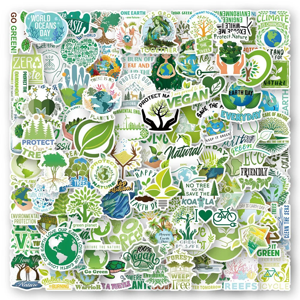 10/30/50/100pcs Green Protect Nature Cartoon Stickers Graffiti Decals DIY Phone Notebook Water Bottle PVC Classic Sticker Packs
10/30/50/100pcs Green Protect Nature Cartoon Stickers Graffiti Decals DIY Phone Notebook Water Bottle PVC Classic Sticker Packs