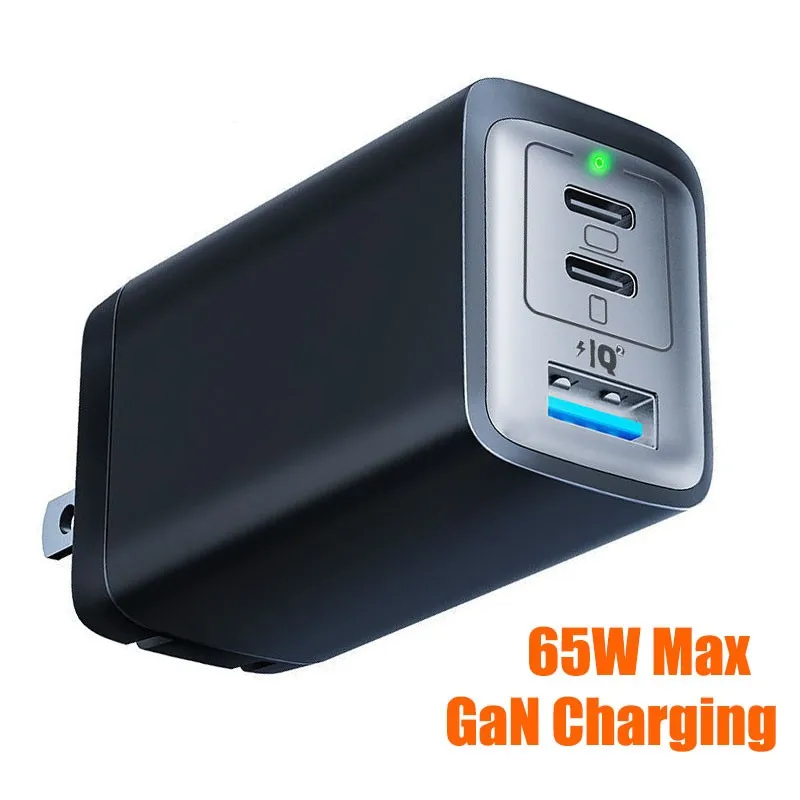 65W GaN USB Type C Fast Charger For Laptop PPS 45W PD QC 3.0 Quick Charge For iPhone 14 13 Samsung Xiaomi Realme Phone Charger
65W GaN USB Type C Fast Charger For Laptop PPS 45W PD QC 3.0 Quick Charge For iPhone 14 13 Samsung Xiaomi Realme Phone Charger