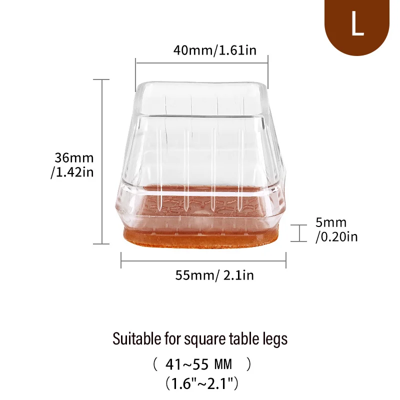 Силиконовые накладки на ножки стульев
Силиконовые накладки на ножки стульев