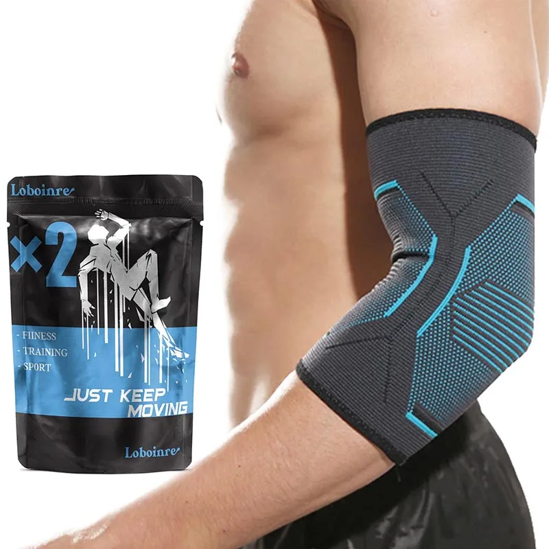 

2pcs Nylon Elbow Sleeves Women Men Ports Compression Arm Cover For Tennis Ski Golfer Unisex Elbow Pain Relief Arm Protector