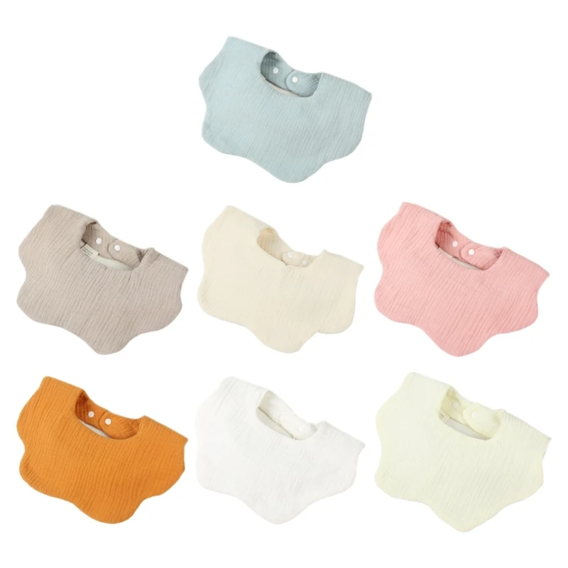 Infant Teething Bib Flower Edge Baby Burp Cloth for Toddler Crepe-Cotton Neck Scarf Drooling Bibs Newborn Feeding Supply 69HE
Infant Teething Bib Flower Edge Baby Burp Cloth for Toddler Crepe-Cotton Neck Scarf Drooling Bibs Newborn Feeding Supply 69HE