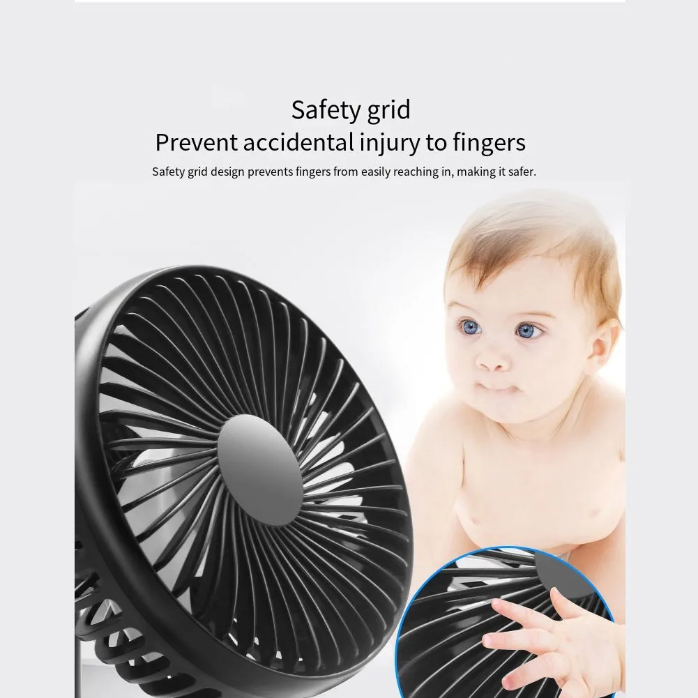 12V/24V USB Car Dashboard Cooling Fan Adjustable Suction Cup Single Head Bracket Clip 360 Degree All-Round Car Fan Accessories
12V/24V USB Car Dashboard Cooling Fan Adjustable Suction Cup Single Head Bracket Clip 360 Degree All-Round Car Fan Accessories