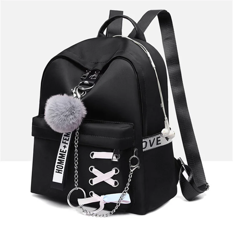 Women Waterproof Oxford Fabric Backpack Large Capacity Female Shoulder Bag Simple Style Casual Mochila Girls Travel Backpack
Women Waterproof Oxford Fabric Backpack Large Capacity Female Shoulder Bag Simple Style Casual Mochila Girls Travel Backpack