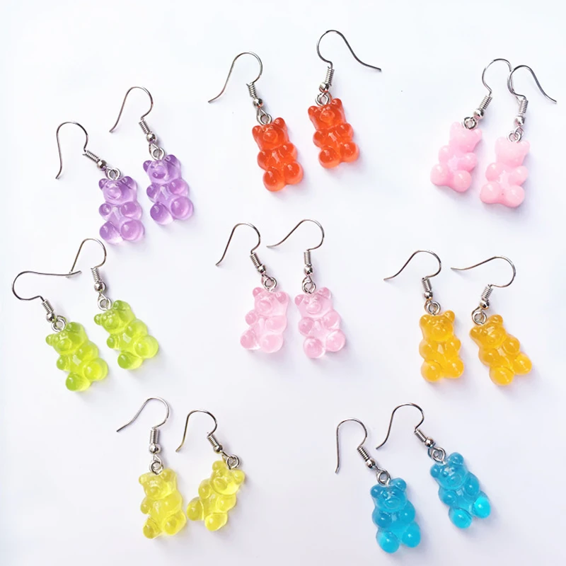 Cute Candy Colorful Animal Bear Drop Earrings Mushroom Cartoon Design Female Ear Hooks Danglers Jewelry Kids Gift
Cute Candy Colorful Animal Bear Drop Earrings Mushroom Cartoon Design Female Ear Hooks Danglers Jewelry Kids Gift
