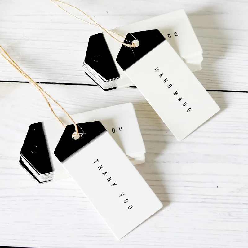 Thank You Handmade Tags Black White Paper Label Baking Wedding Birthday Gift Candy Packaging Decoration Tags Card 6.5x3cm 50pcs
Thank You Handmade Tags Black White Paper Label Baking Wedding Birthday Gift Candy Packaging Decoration Tags Card 6.5x3cm 50pcs