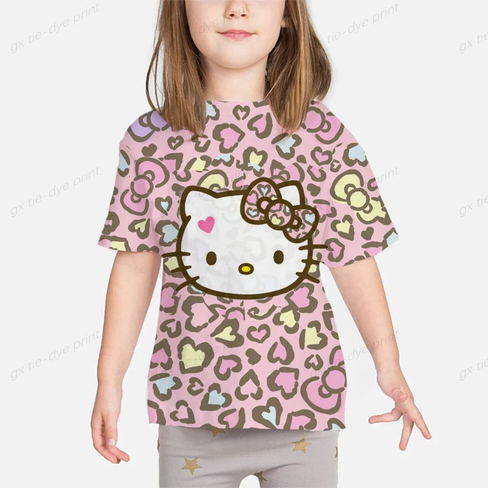 2023 New Fashion Summer Cute Children Brand Clothing For Kids Girl Short Sleeve Print 3d Hello Kitty T Shirts Tops Baby Clothes
2023 New Fashion Summer Cute Children Brand Clothing For Kids Girl Short Sleeve Print 3d Hello Kitty T Shirts Tops Baby Clothes