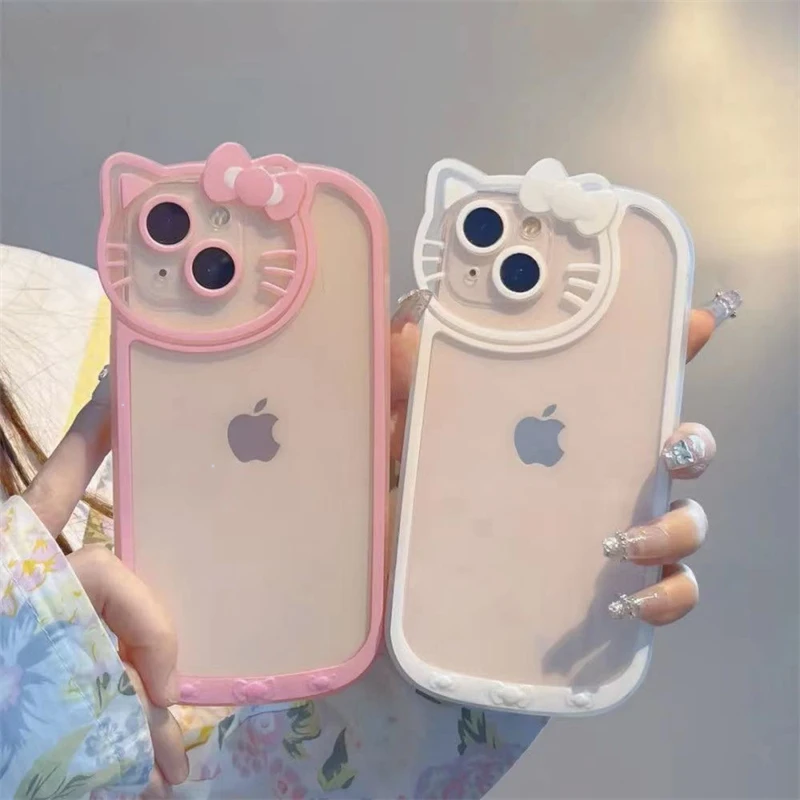 Original Sanrio Hello Kitty Transparent Case For iPhone 14 13 11 12 Pro Max XS XR 7 8 Plus SE Cartoon Cute Soft Shockproof Cover
Original Sanrio Hello Kitty Transparent Case For iPhone 14 13 11 12 Pro Max XS XR 7 8 Plus SE Cartoon Cute Soft Shockproof Cover
