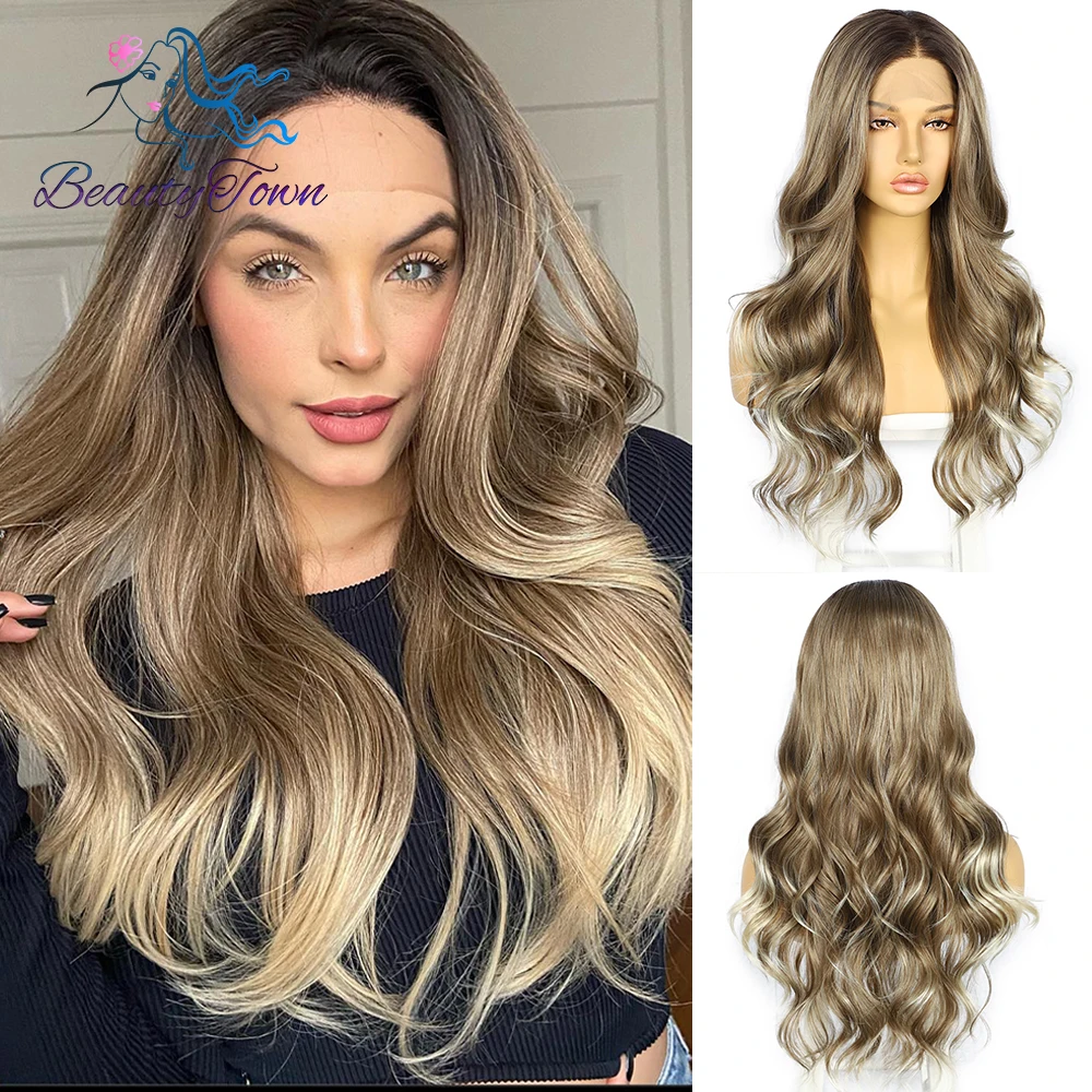 13x3 Blonde Synthetic Lace Front Wig Glueless Cosplay Wig Synthetic Wig High Quality Lace Front Hair lolita Wigs For Women
13x3 Blonde Synthetic Lace Front Wig Glueless Cosplay Wig Synthetic Wig High Quality Lace Front Hair lolita Wigs For Women