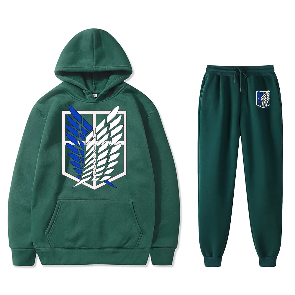 Attack on Titan hoodie sweatpants japanese Anime tracksuit men fashion sweatsuit jogging sport suit Harajuku streetwear suits
Attack on Titan hoodie sweatpants japanese Anime tracksuit men fashion sweatsuit jogging sport suit Harajuku streetwear suits