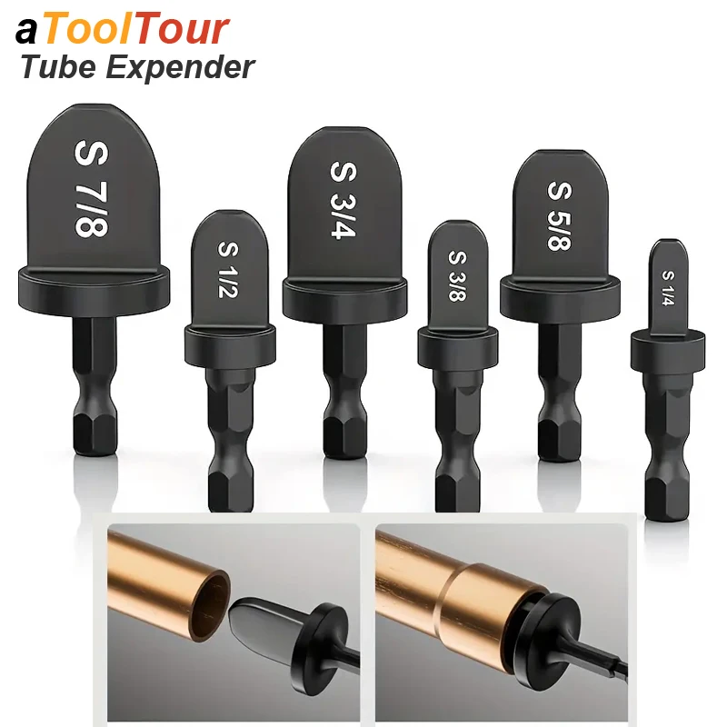 Copper Tube Expander Pipe Hole Head Extender Swaging For Air Conditioner Refrigerator Flaring Takeover Drill Bit Repair Tools
Copper Tube Expander Pipe Hole Head Extender Swaging For Air Conditioner Refrigerator Flaring Takeover Drill Bit Repair Tools