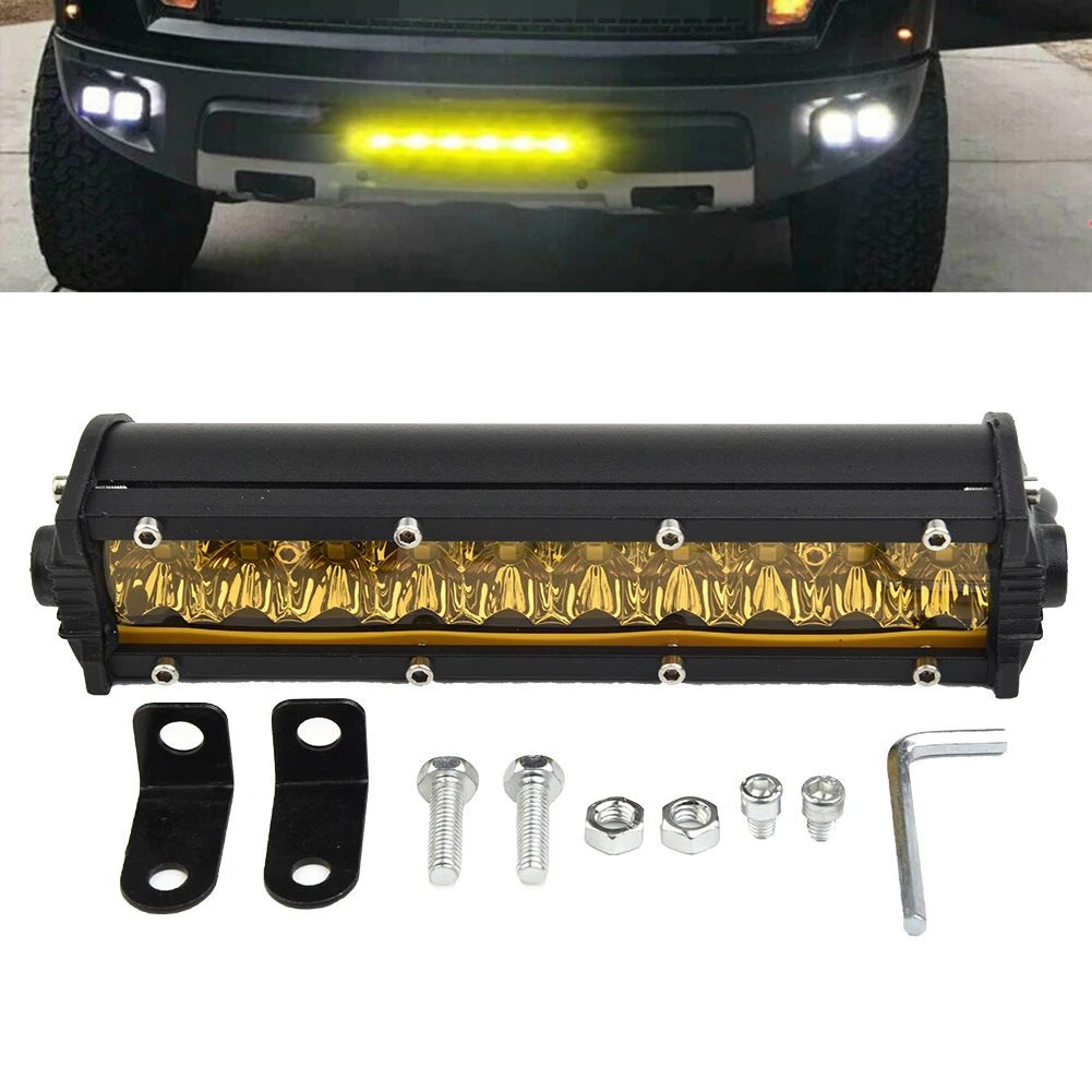 Car LED Work Light Bar Yellow 7inch 60W Ultra-Thin Truck LED Work Fog Light Bar Off-Road Driving Lamp Waterproof Car Accessories
Car LED Work Light Bar Yellow 7inch 60W Ultra-Thin Truck LED Work Fog Light Bar Off-Road Driving Lamp Waterproof Car Accessories