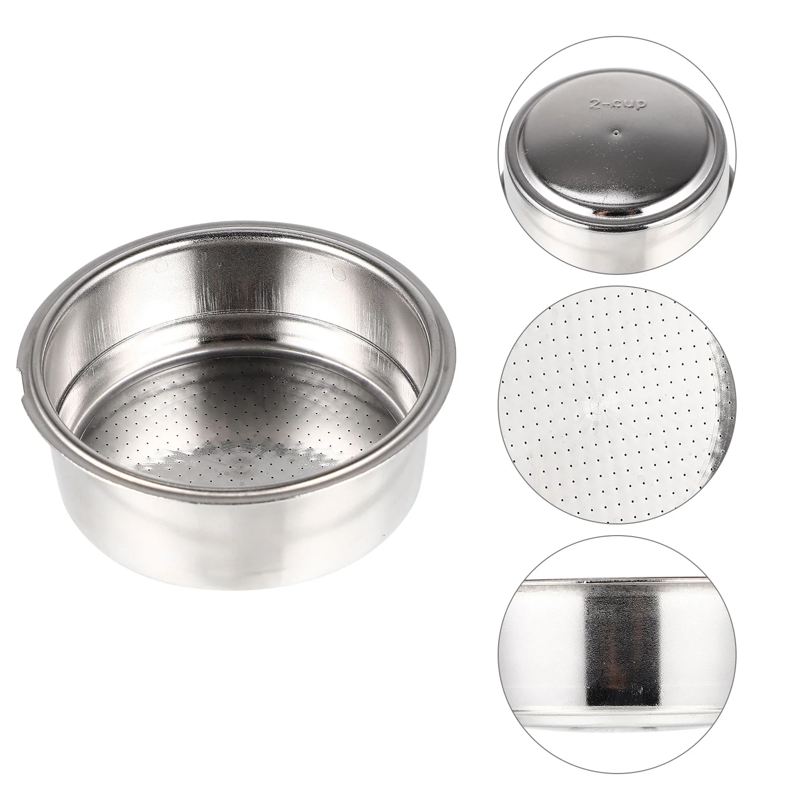 Coffee Filter Basket Reusable Espresso Strainer Filters Grinder Machine Cup Steel Metal Stainless Tea Brewer Accessories Mesh
Coffee Filter Basket Reusable Espresso Strainer Filters Grinder Machine Cup Steel Metal Stainless Tea Brewer Accessories Mesh