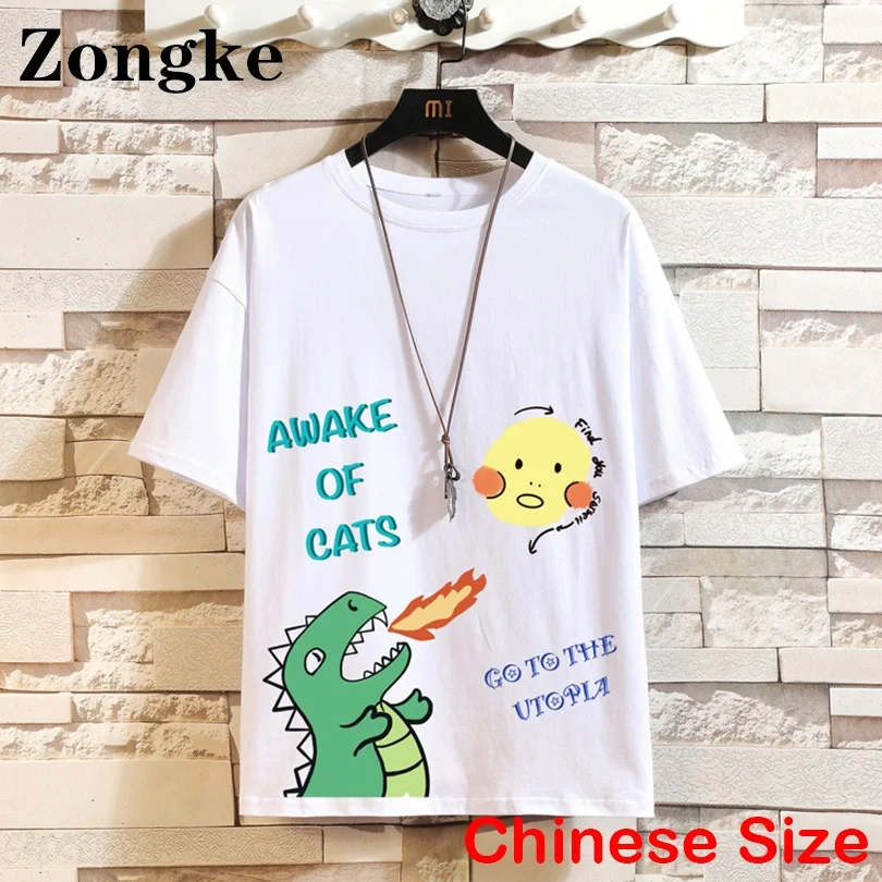 Zongke Cartoon Dinosaurs Printed T-Shirts For Men Clothing Tee Shirt Men Tops Chinese Size 3XL 2022 Summer New Arrivals
Zongke Cartoon Dinosaurs Printed T-Shirts For Men Clothing Tee Shirt Men Tops Chinese Size 3XL 2022 Summer New Arrivals