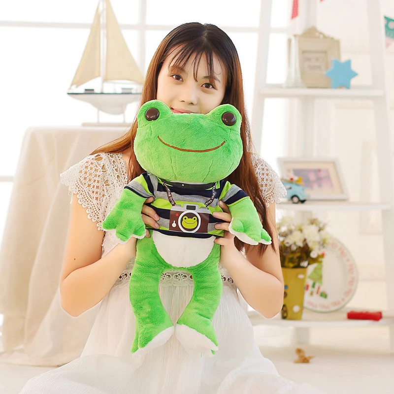 1pc 26/53cm Lovely Frog Plush Toys Soft Cartoon Frog with Clothes Stuffed Animal Doll Kids Toy for Children Birthday Presents
1pc 26/53cm Lovely Frog Plush Toys Soft Cartoon Frog with Clothes Stuffed Animal Doll Kids Toy for Children Birthday Presents