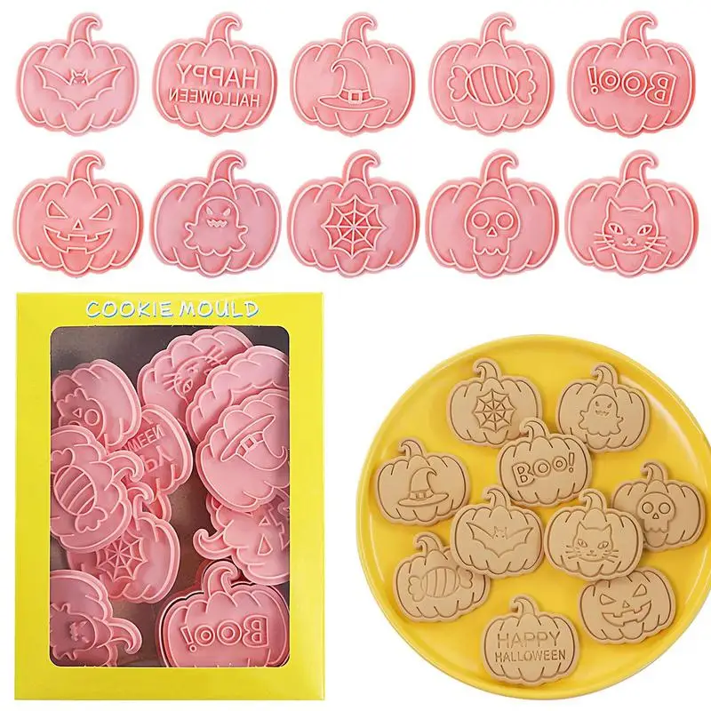 3D Cookie Cutters Molds Baking Molds Fondant Mold For Sandwich Cake Biscuit 10pcs/set Pumpkin Shapes Cookies Baking Fun
3D Cookie Cutters Molds Baking Molds Fondant Mold For Sandwich Cake Biscuit 10pcs/set Pumpkin Shapes Cookies Baking Fun