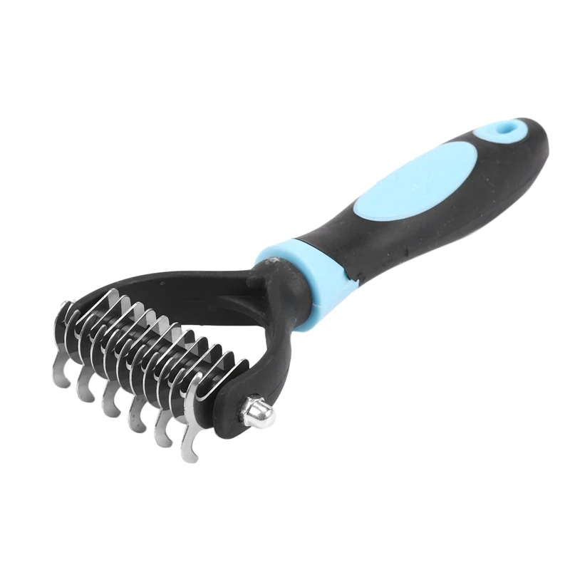 Hair Removal Comb For Dogs Cat Detangler Fur Trimming Dematting Deshedding Brush Grooming Tool For Matted Long Hair
Hair Removal Comb For Dogs Cat Detangler Fur Trimming Dematting Deshedding Brush Grooming Tool For Matted Long Hair