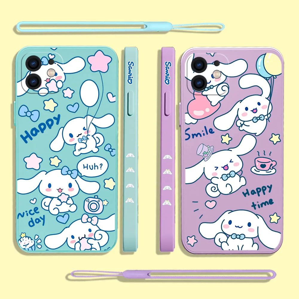 Sanrio Cinnamoroll Phone Case For iPhone 14 13 12 11 Pro Max Mini X XR XS SE 2020 8 7 Plus 6 6S Plus Silicone Cover With Lanyard
Sanrio Cinnamoroll Phone Case For iPhone 14 13 12 11 Pro Max Mini X XR XS SE 2020 8 7 Plus 6 6S Plus Silicone Cover With Lanyard