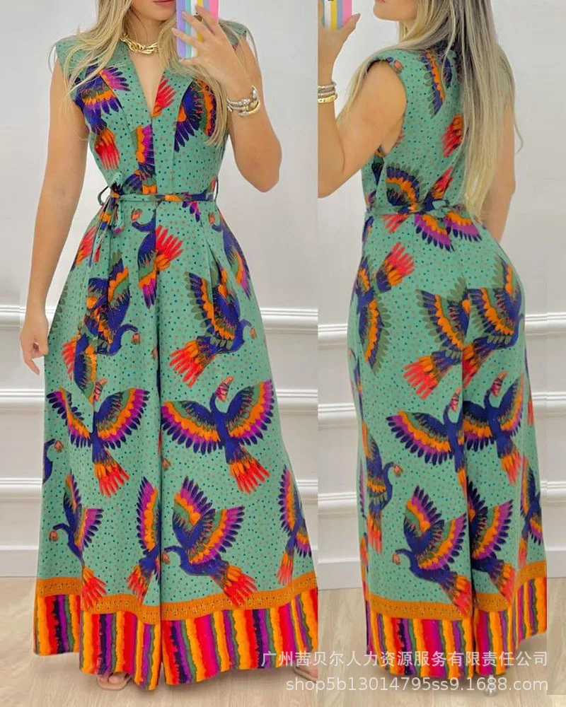 New 2022 New V-Neck Positioning Print Jumpsuit One Piece Jumpsuit Loose Jumpsuit
New 2022 New V-Neck Positioning Print Jumpsuit One Piece Jumpsuit Loose Jumpsuit