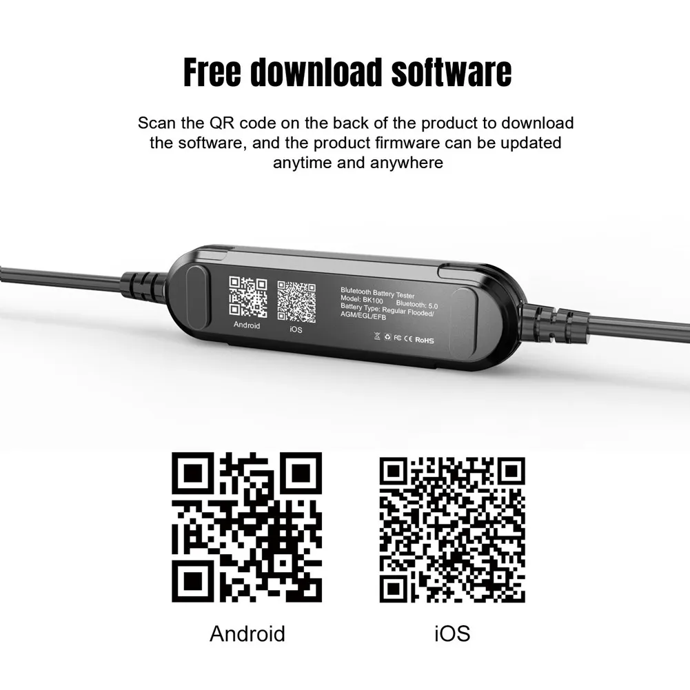 High Quality Car Diagnostic Tools Battery Tester Diagnostic Tool Bluetooth Test Charging Tast Voltage Test 13 Languages
High Quality Car Diagnostic Tools Battery Tester Diagnostic Tool Bluetooth Test Charging Tast Voltage Test 13 Languages