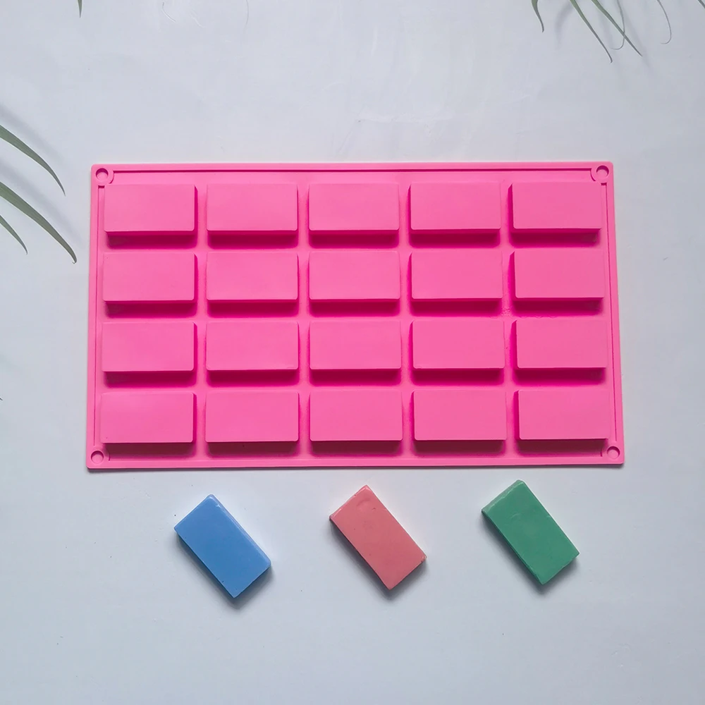 20 Cavity Silicone Candy Mold Rectangle Chocolate Moulds DIY Handmade Soap Mold Cake Decorate Baking Mould Cube Tray Ice
20 Cavity Silicone Candy Mold Rectangle Chocolate Moulds DIY Handmade Soap Mold Cake Decorate Baking Mould Cube Tray Ice