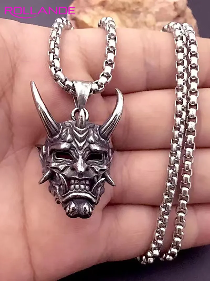 Men's 2023 The Iatest Models Of Necklace Metal Punk Wind Summer Japanese Street Punk Wind Popular Jewelry Ghost Monster Mask
Men's 2023 The Iatest Models Of Necklace Metal Punk Wind Summer Japanese Street Punk Wind Popular Jewelry Ghost Monster Mask