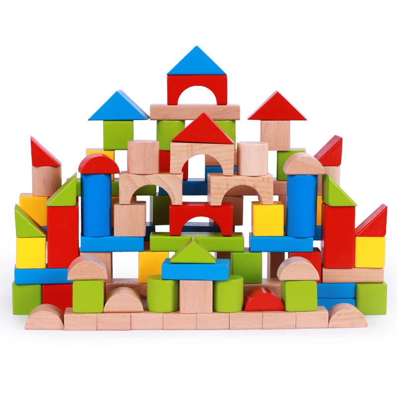 Kids Wooden Building Blocks Construction Building Toys Set Stacking Bricks Board Games Educational Montessori Toy for Toddlers
Kids Wooden Building Blocks Construction Building Toys Set Stacking Bricks Board Games Educational Montessori Toy for Toddlers